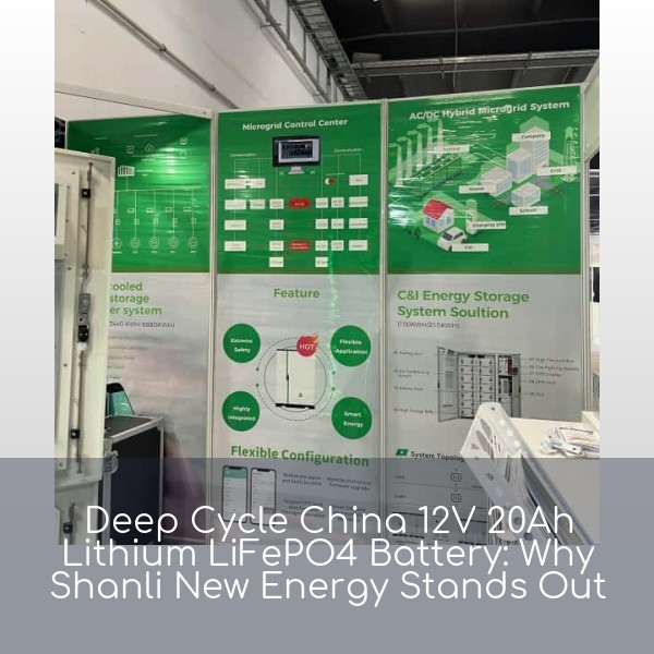 Deep Cycle China 12V 20Ah Lithium LiFePO4 Battery: Why Shanli New Energy Stands Out